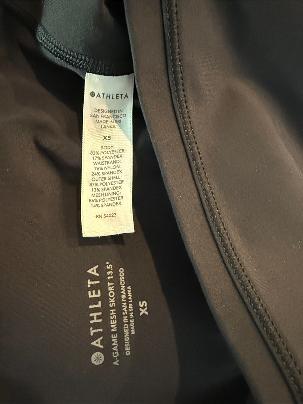 Athleta A-Game Mesh Skort XS